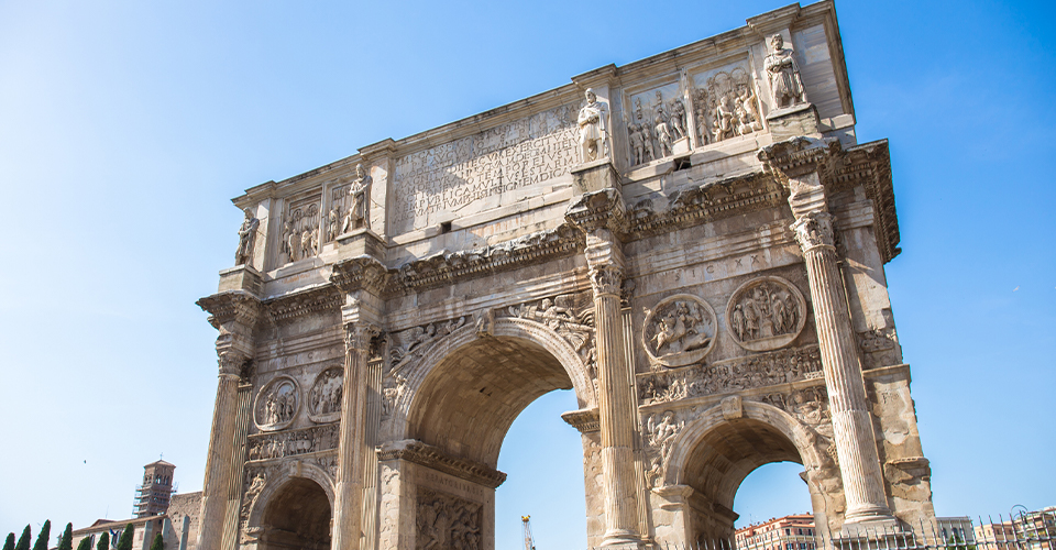 コンスタンティヌス帝の凱旋門(イメージ)