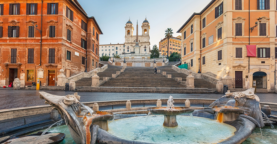 コルソ通り～コンドッティ通り～スペイン広場(イメージ)