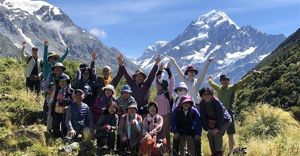 マウントクック国立公園・フッカーバレーを歩く（イメージ）