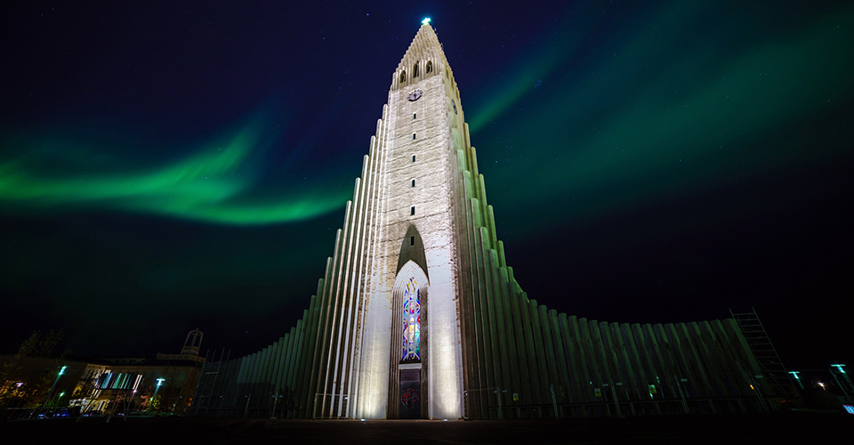 レイキャヴィークのオーロラ（イメージ）
