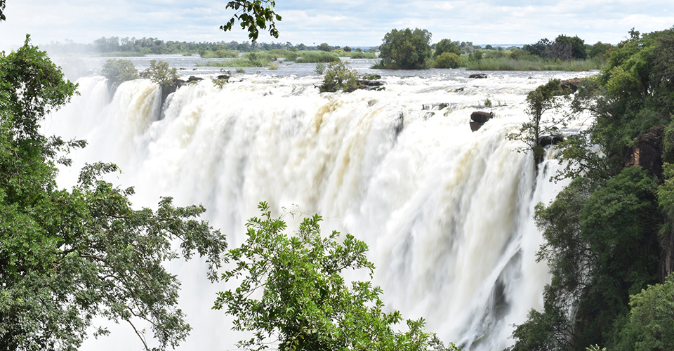 ビクトリアの滝（ザンビア側・イメージ）
