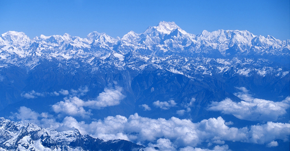 エベレスト（空撮・イメージ）