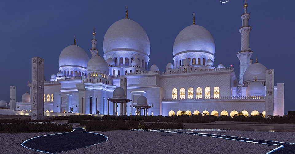 シェイク・ザイード・モスク（夜景・イメージ）