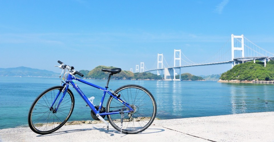 しまなみ海道と自転車（イメージ）