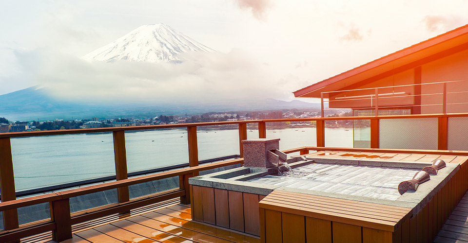 河口湖温泉郷(イメージ)