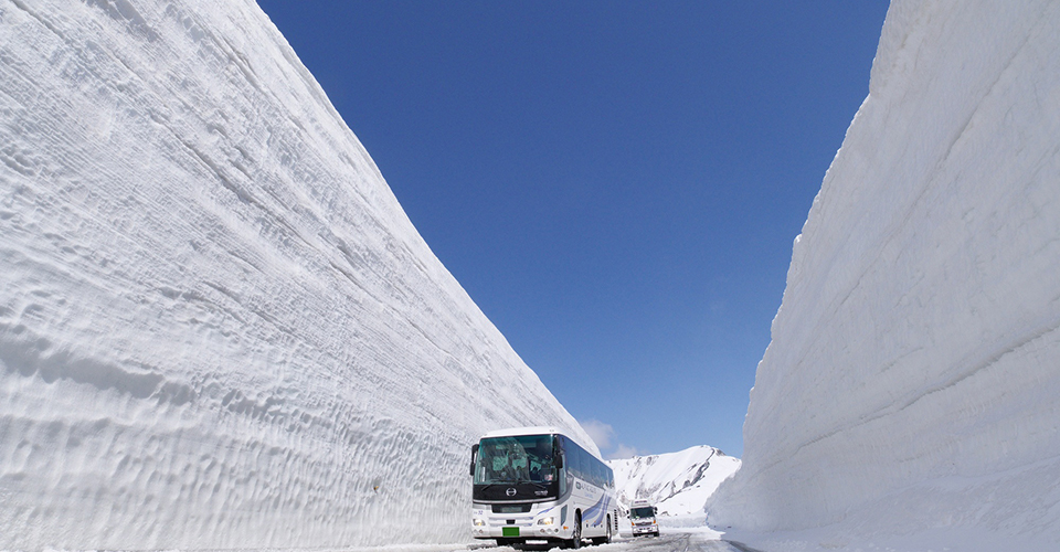 雪の大谷・立山黒部アルペンルート(イメージ)