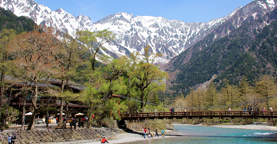 上高地・河童橋(イメージ)