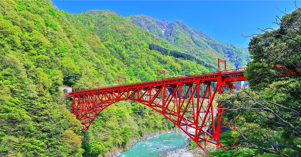 黒部峡谷鉄道トロッコ列車（イメージ）