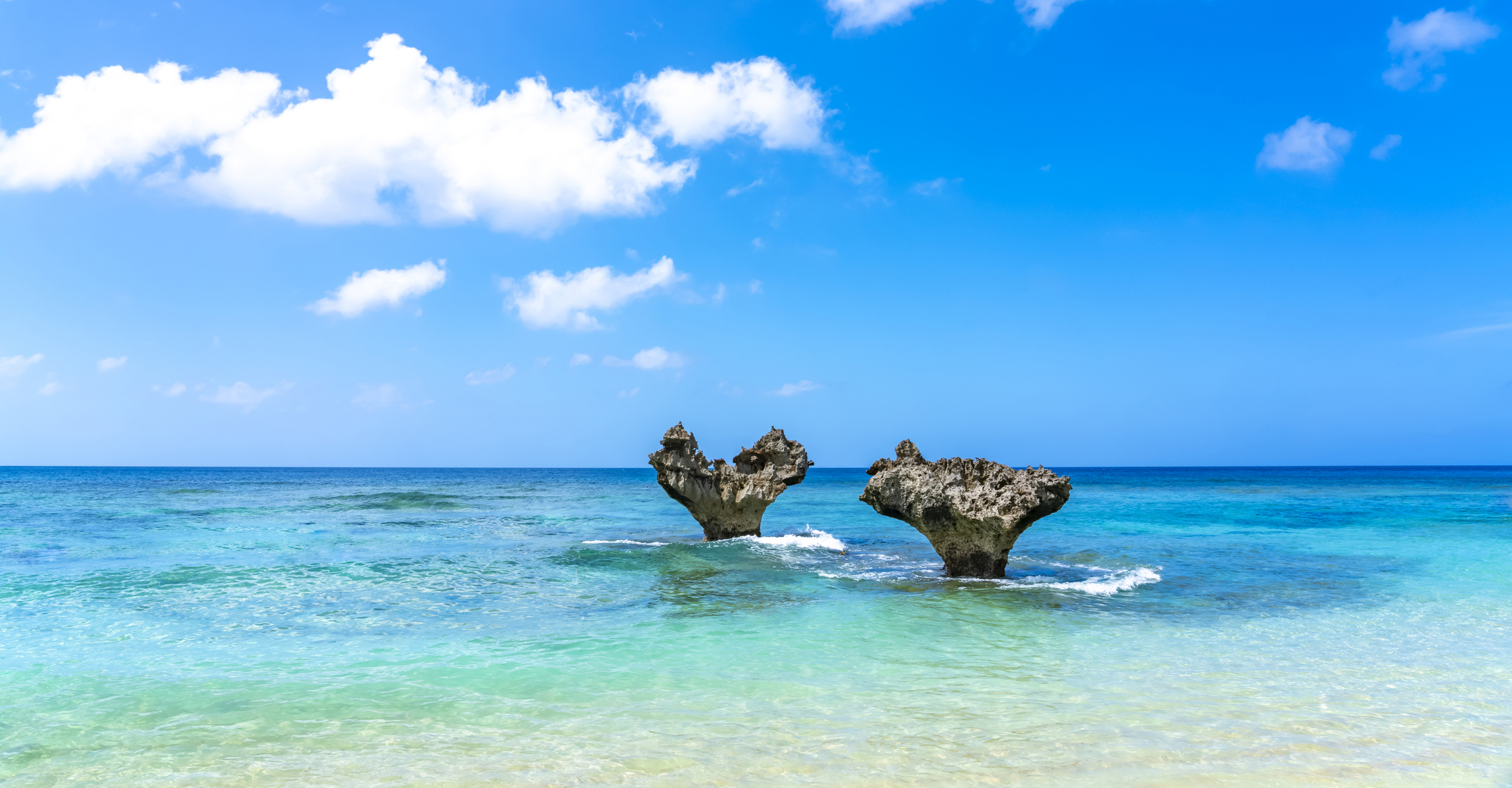 古宇利島のハートロック（イメージ）