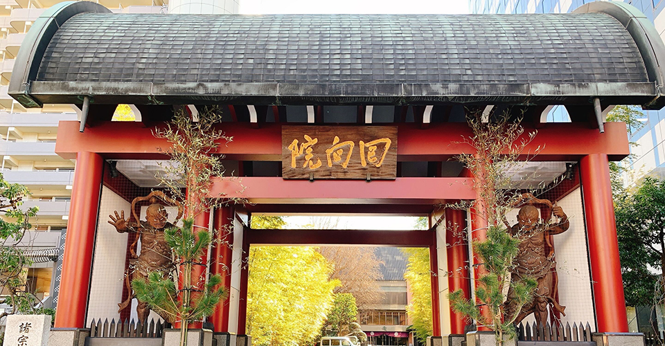 回向院 山門（イメージ）　※写真提供：回向院