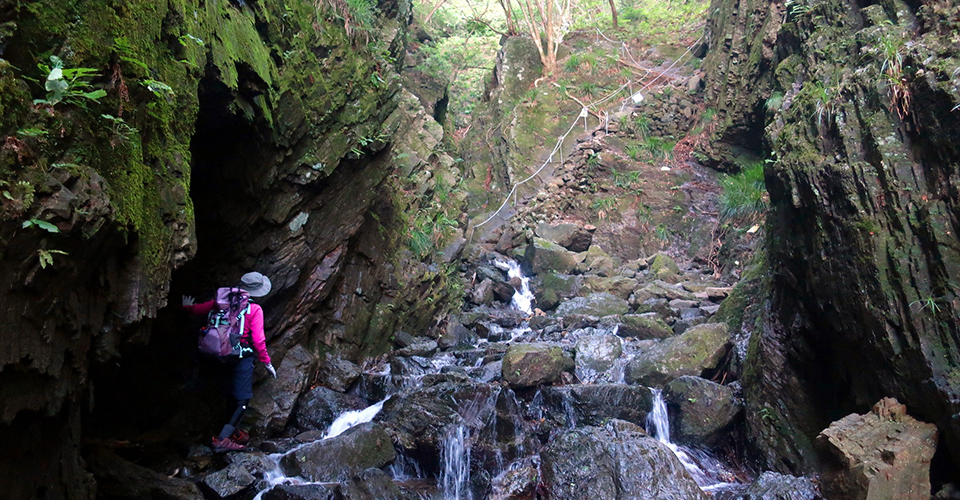 棒ノ嶺の沢歩き（イメージ）