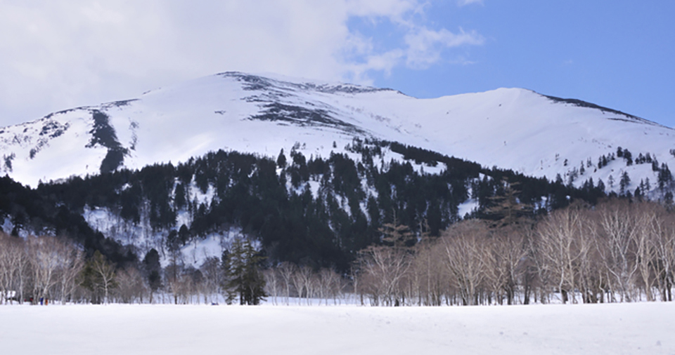 雪の尾瀬と至仏山（イメージ）