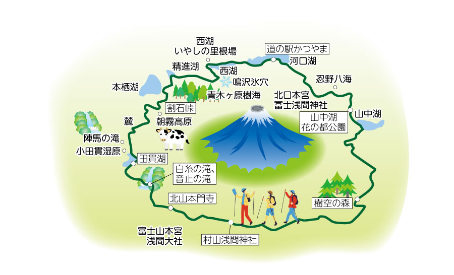 富士すそ野マップ（イメージ）