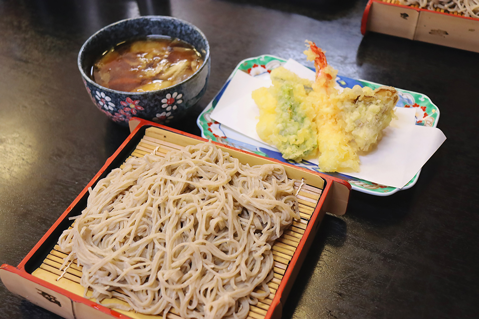 常陸秋そばを使った「つけけんちんそば」の昼食（イメージ）