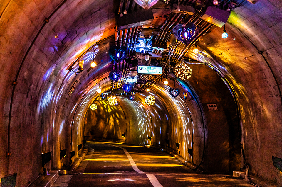 「大子来人～ダイゴライト～」トンネルのライトアップ（イメージ）