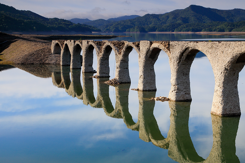 タウシュベツ川橋梁（イメージ）/「歳月とともに」神奈川県の柿坂 直輝さんの作品