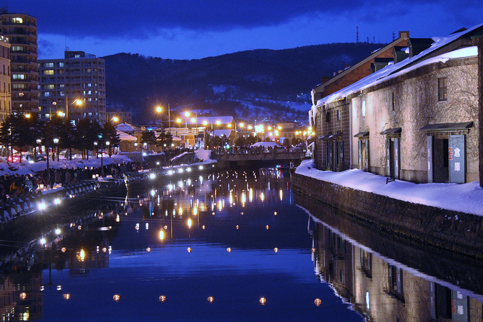 小樽運河（イメージ）/「小樽雪あかりの路」北海道のPN.ゆめぴりかさんの作品