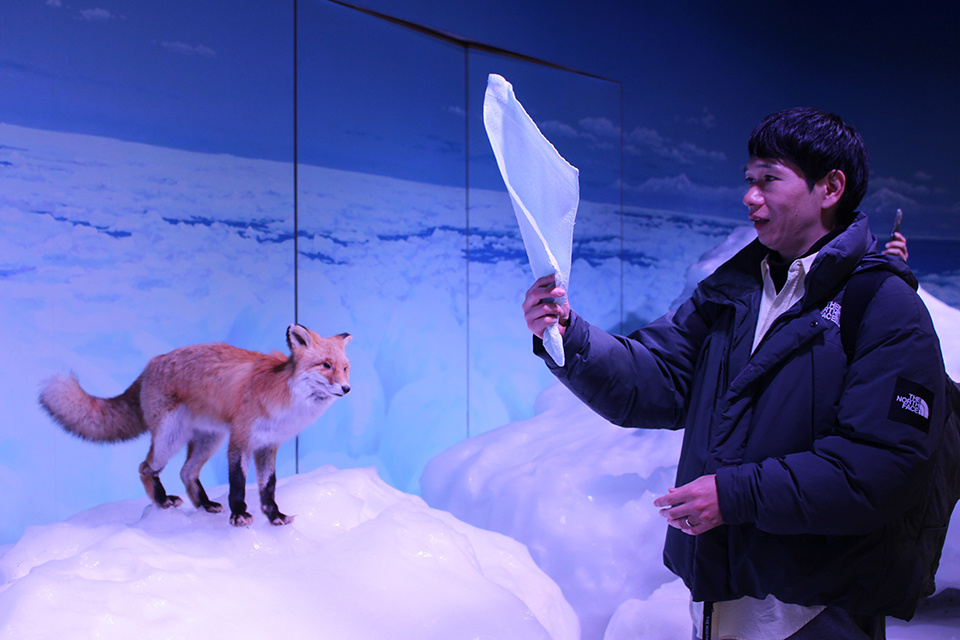 マイナス15度の部屋で、タオルが凍る「シバレ体験」（イメージ）