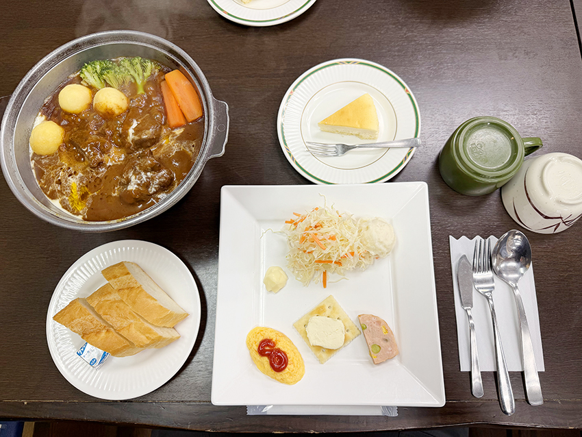 ビーフシチューの昼食（イメージ）