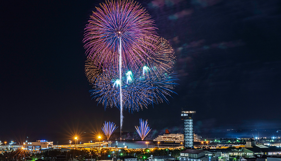 大洗海上花火（イメージ）