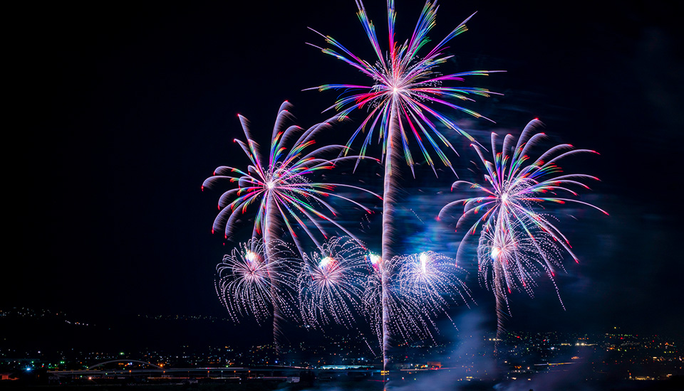 神明の花火（イメージ）