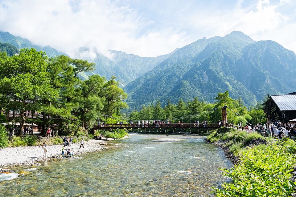 上高地・河童橋(イメージ)