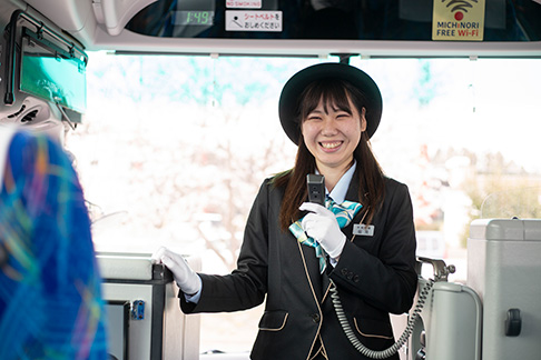 バスガイド同乗(イメージ)