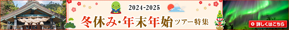 冬休み・年末年始ツアー特集