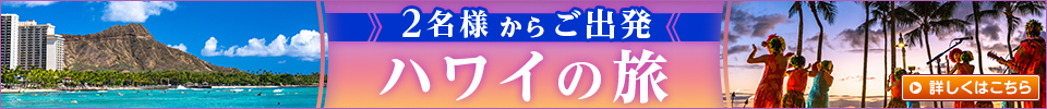 2名様からご出発 ハワイ旅行