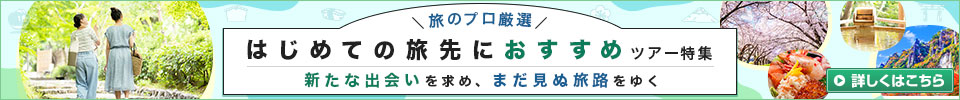 はじめての旅先におすすめツアー特集
