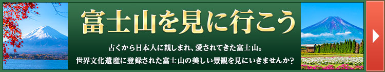 富士山を見に行こう！ツアー特集（イメージ）