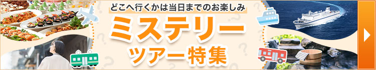ミステリーツアー特集