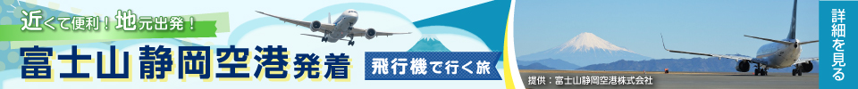 富士山静岡空港発着 飛行機で行く旅