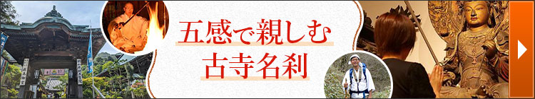 五感で親しむ古寺名刹