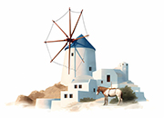 サントリーニ島（イメージ）