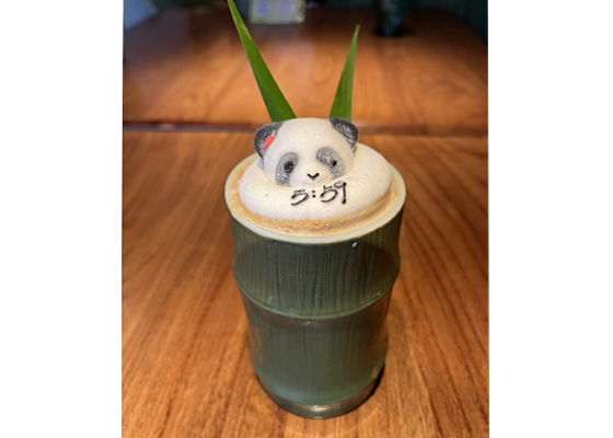 パンダ３Dラテアート（イメージ）