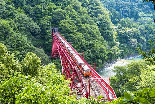 黒部峡谷トロッコ電車