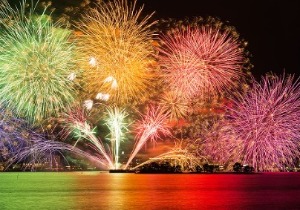 松江水郷祭湖上花火大会（島根県）