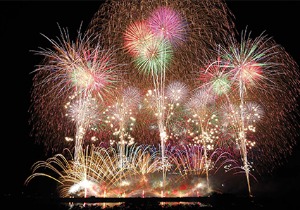 能代の花火（秋田県）