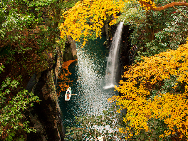 高千穂の紅葉（イメージ）