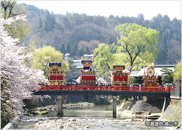 春の高山祭「山王祭」（岐阜県）