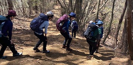 下り練習中(イメージ)