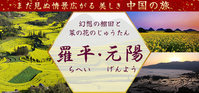 羅平・元陽ツアー・旅行｜まだ見ぬ情景広がる美しき中国の旅