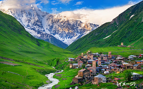 世界遺産【2】秘境 ウシュグリ村（ジョージア）