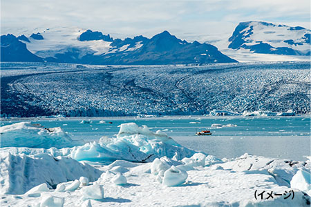 ヨークルサルロン氷河湖（イメージ）