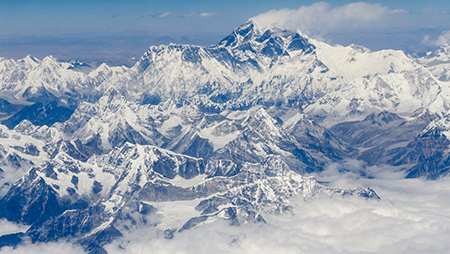 エベレスト遊覧飛行（イメージ）