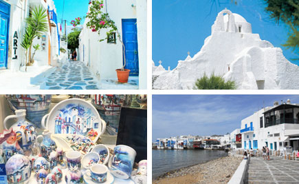 エーゲ海クルーズの楽しみ方 寄港地 サントリーニ島 ミコノス島 ギリシャ旅行 ツアー 観光 クラブツーリズム