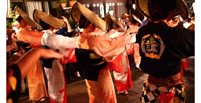 優美な「おわら風の盆」のお祭り