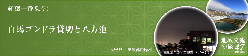 紅葉一番乗り！ 白馬ゴンドラ貸切と八方池